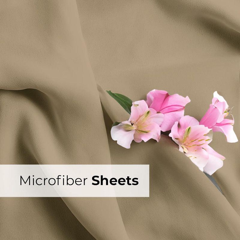 6 Piece Microfiber Extra Deep Pocket Sheet Set by CGK linens