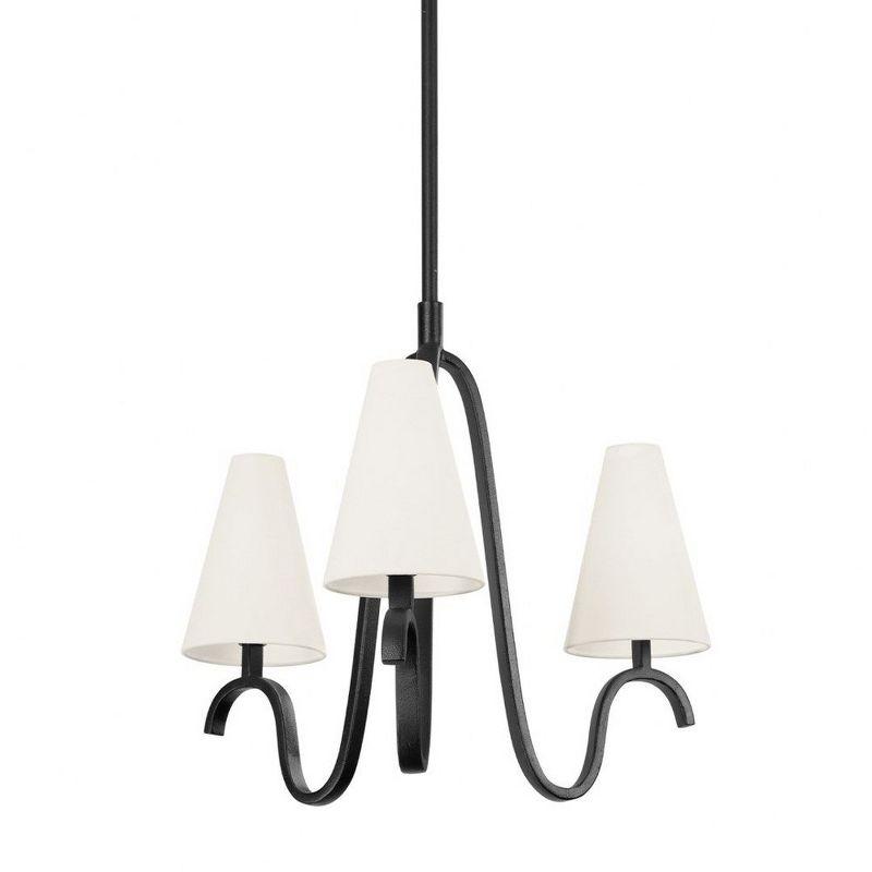 Melor Chandelier by Colin King x Troy Lighting - Black / 27" Dia