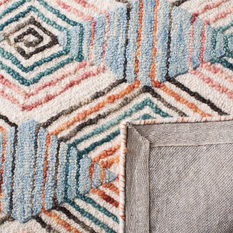 Trace TRC522 Hand Tufted Accent Rug - Ivory/Light Blue - 2'x3' - Safavieh.