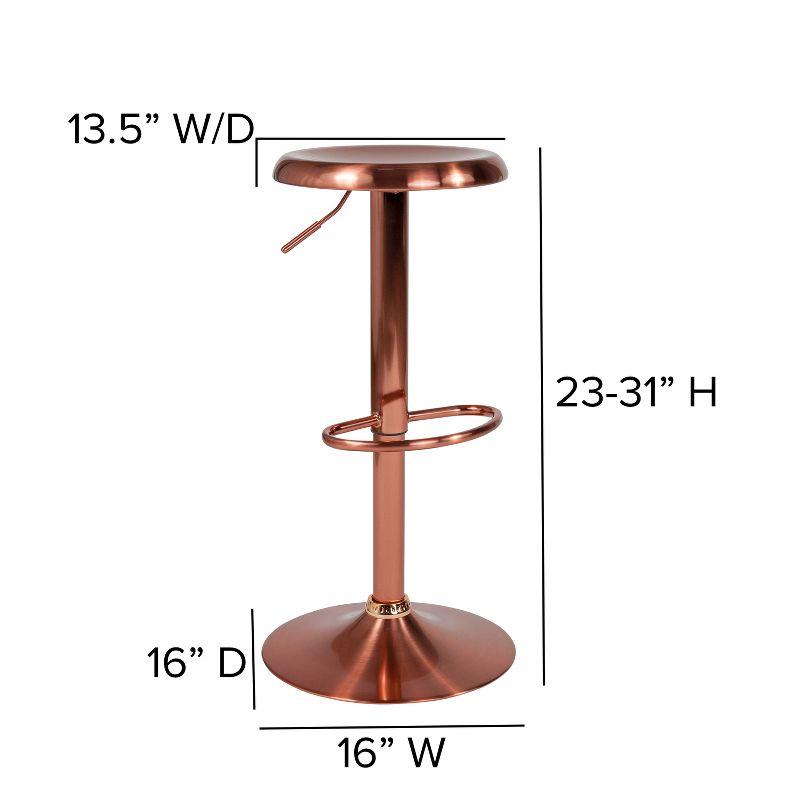 Flash Furniture Madrid Series Adjustable Height Retro Barstool