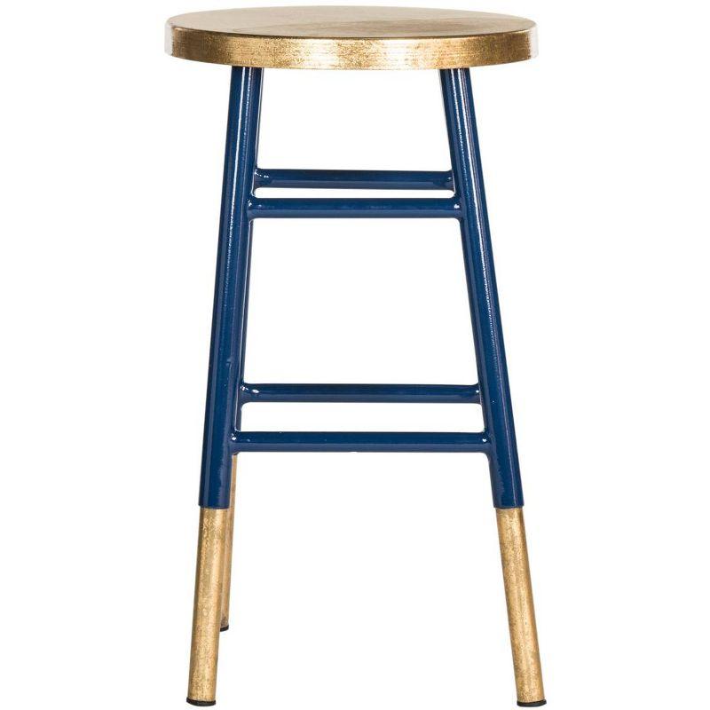 Emery Dipped Gold Leaf Counter Stool  - Safavieh