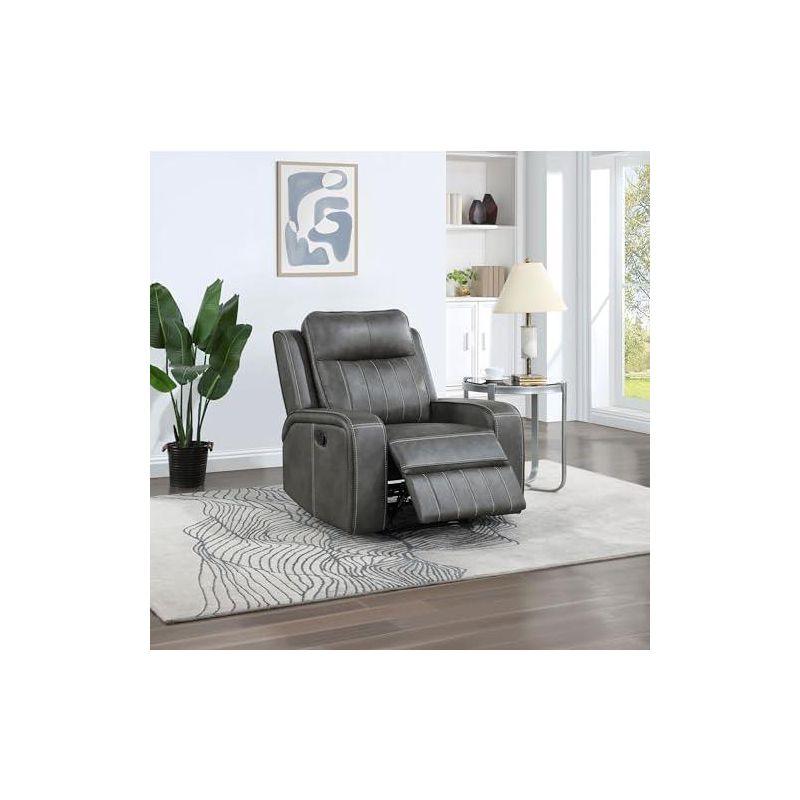 Coaster Home Furnishings Raelynn Upholstered Recliner Chair Grey