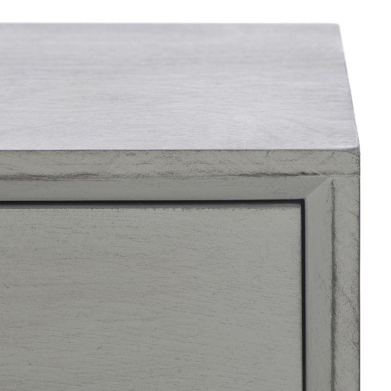 Mozart Mid-Century Coffee Table - Distressed Grey - Safavieh