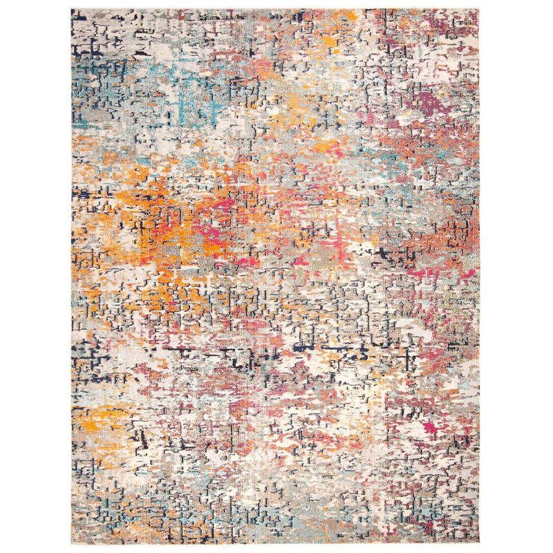 Madison MAD460 Power Loomed Indoor Area Rug - Grey/Pink - 8'x10' - Safavieh