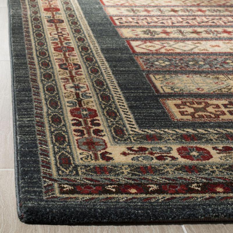 Mahal MAH636 Power Loomed Area Rug - Navy/Creme - 6'7"x6'7" - Safavieh.