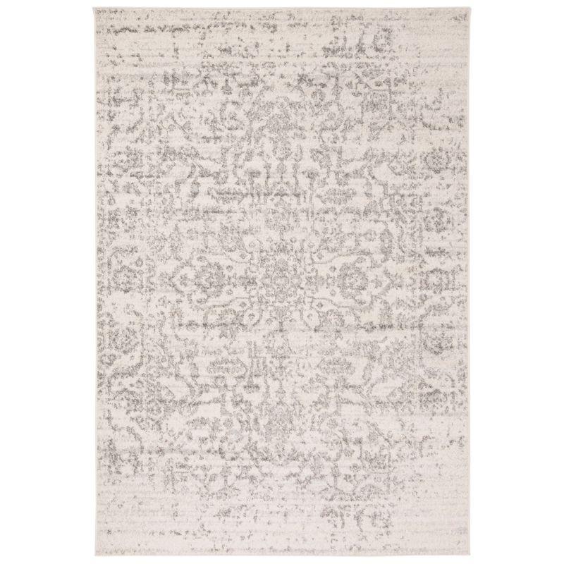 Madison MAD603 Power Loomed Indoor Area Rug - Silver/Ivory - 5'3"x7'6" - Safavieh