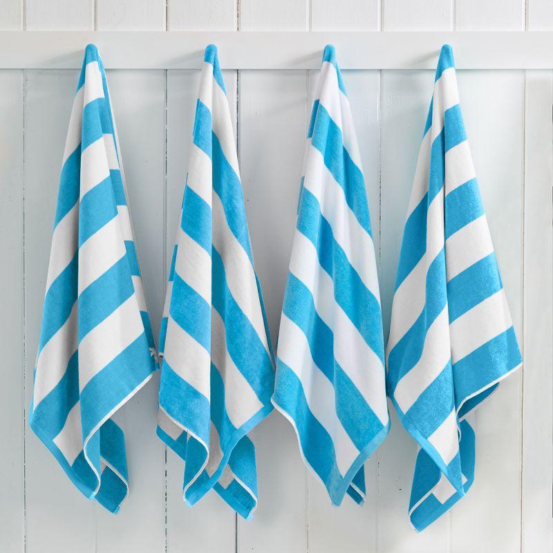 100% Cotton Absorbent & Quick-Dry Cabana Beach Towels