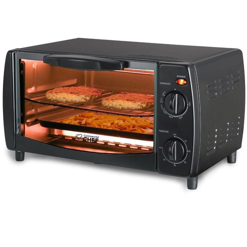 Commercial Chef Commercial Chef 10 Liter 4 Slice Mechanical Toaster Oven