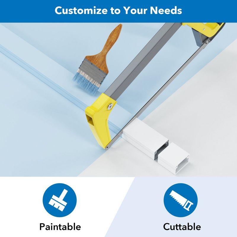 Mount-it Mount-it On-wall Tv Cable Concealer Kit, White