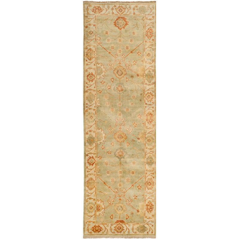 Oushak Hand Knotted Wool Oriental Rug