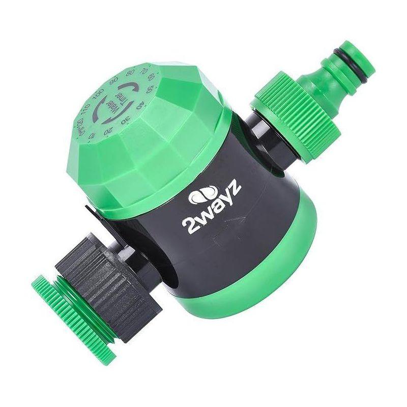 2WAYZ 5.5x2.3 '' Mechanical Water Timer Save Water Time Up to 120 Minutes, Green