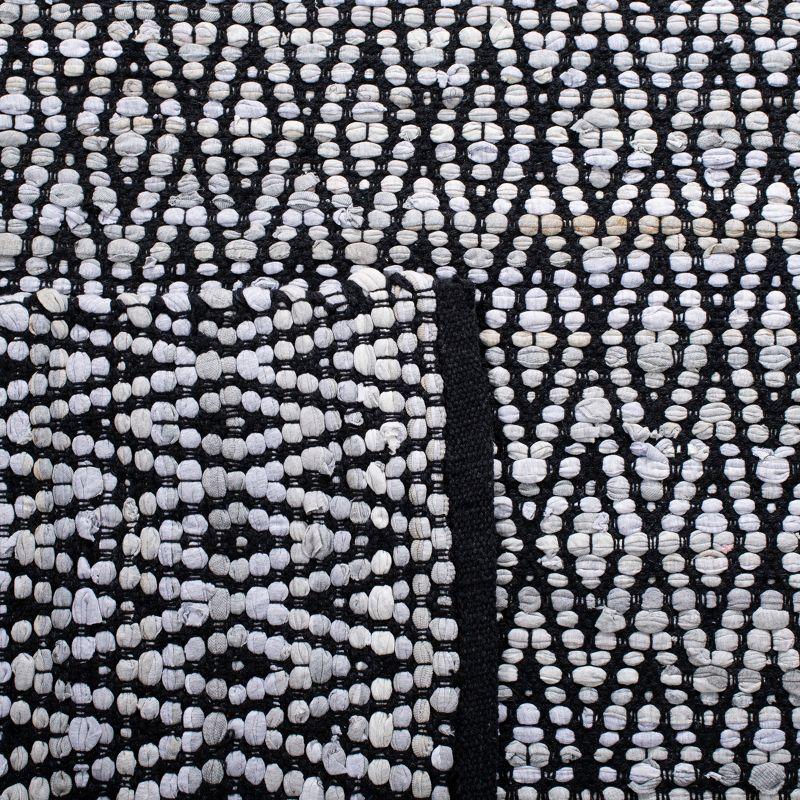 Montauk MTK621 Hand Woven Indoor Area Rug - Grey/Black - 8'x10' - Safavieh