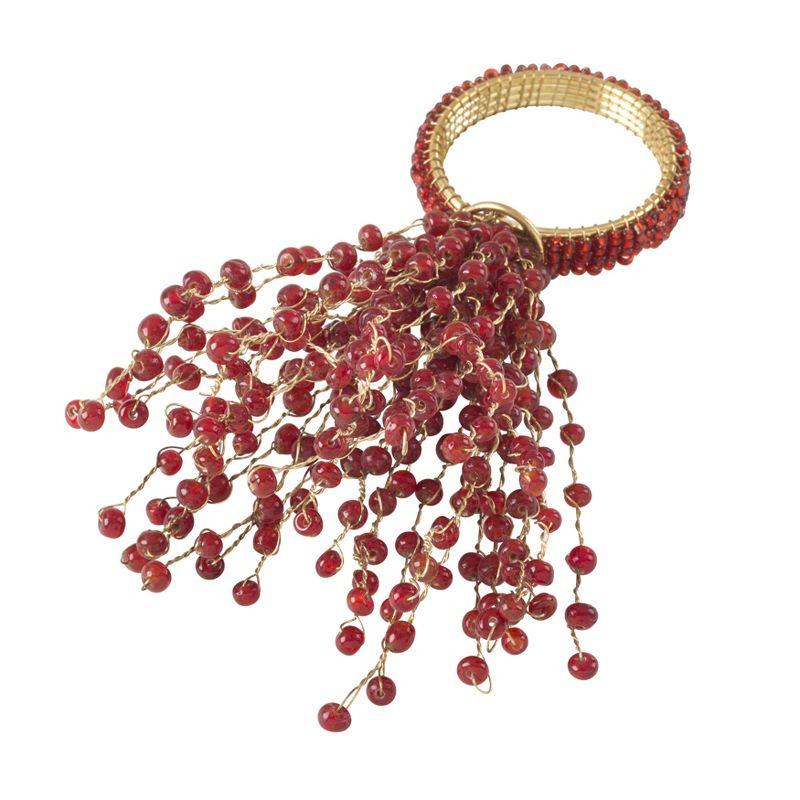 Beaded Design Napkin Ring