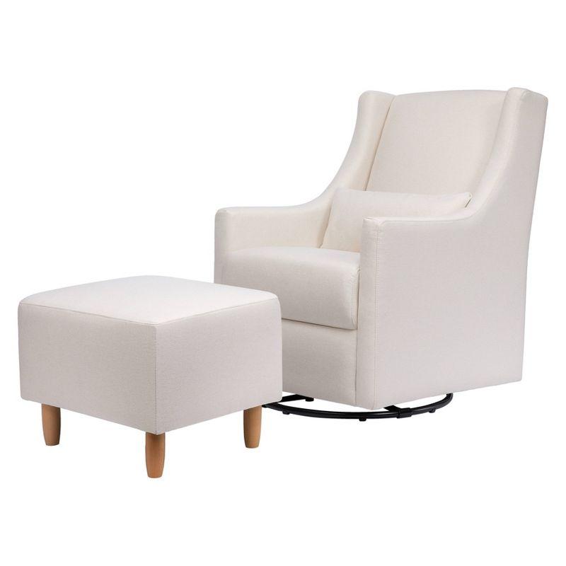 Toco Swivel Glider with Ottoman Set