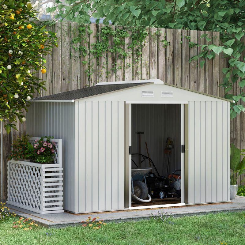 Outsunny Metal Storage Shed