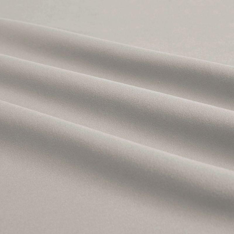 Sweet Home Collection 100% Cotton Percale 4-Piece Solid Sheet Set