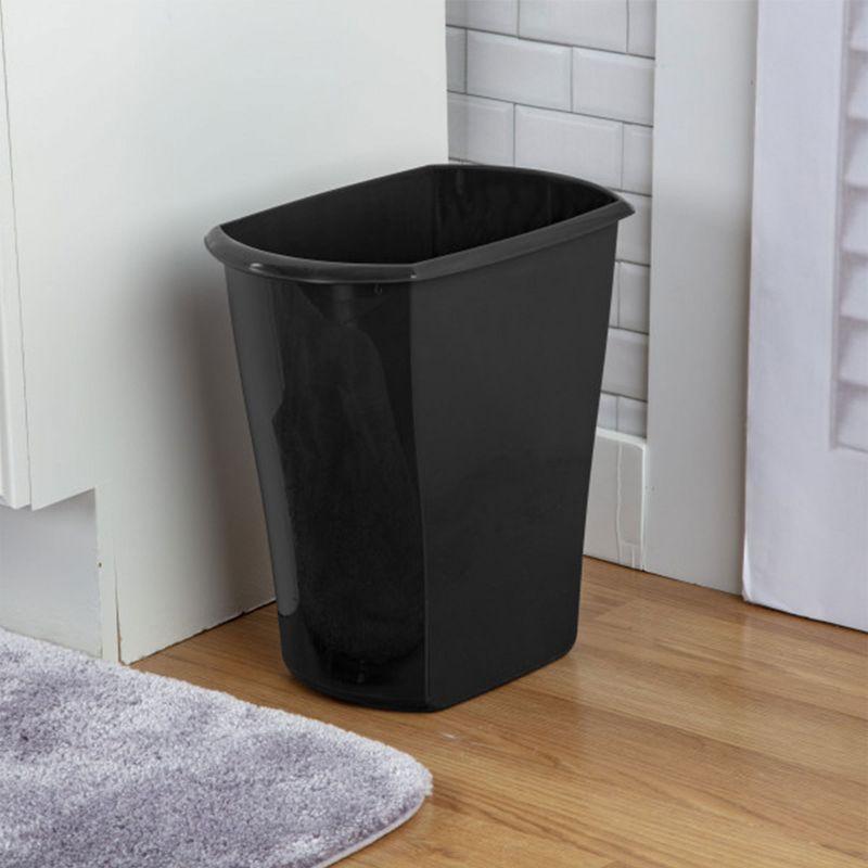 Sterilite Kitchen Ultra Plastic Wastebasket Storage Trash Bin Can Container