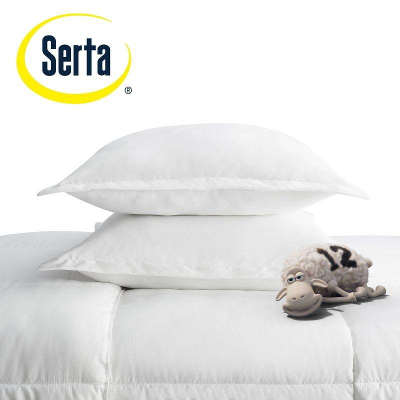 Serta Microfiber 3 Piece Comforter Set