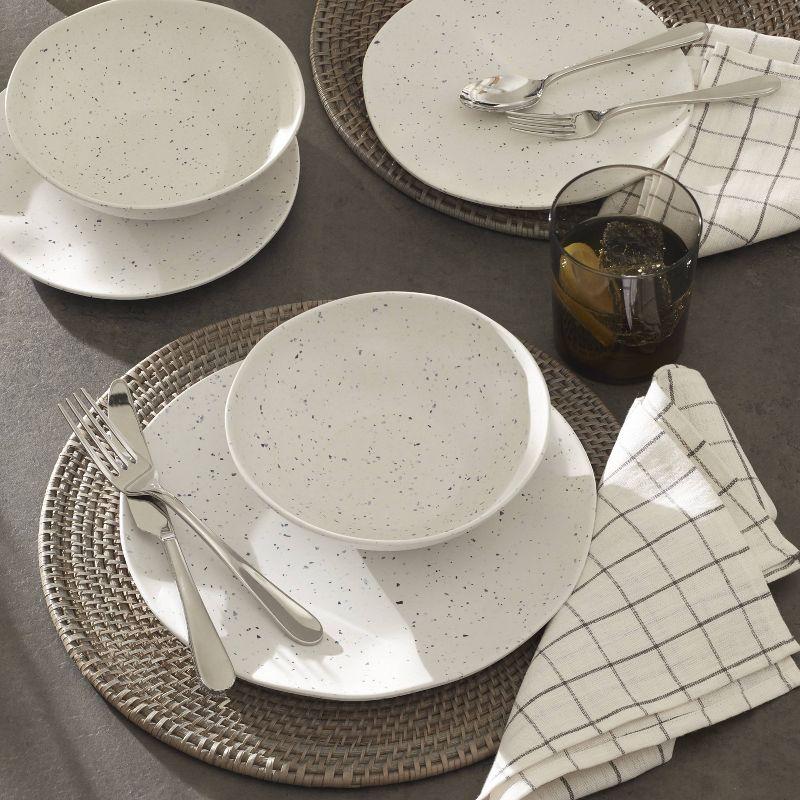 Oneida Terrazzo Melamine 12 Piece Dinnerware Set