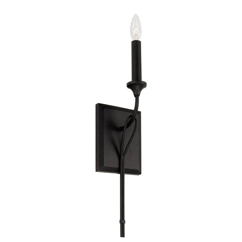 Gibe Steel Candle Wall Light