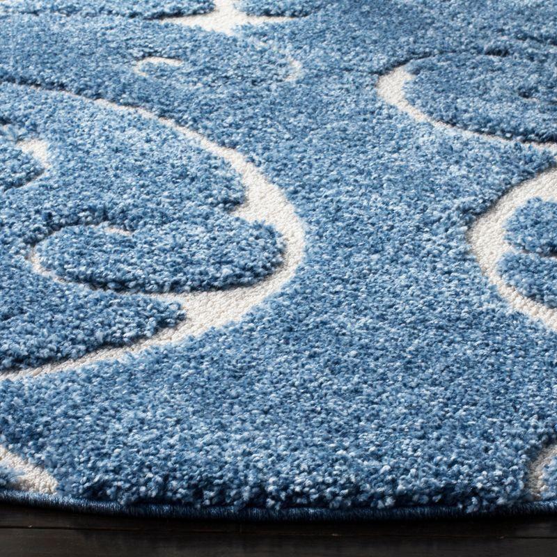 Florida Shag SG455 Power Loomed Area Rug  - Safavieh