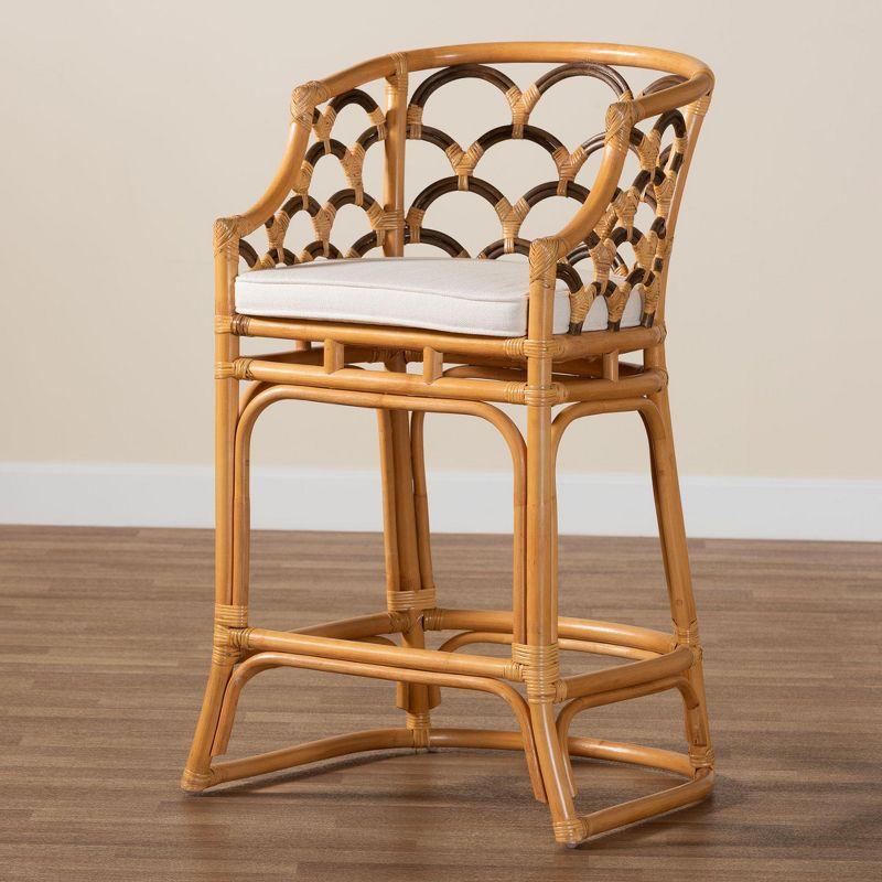 Bayou Breeze Crombie Upholstered Counter Stool