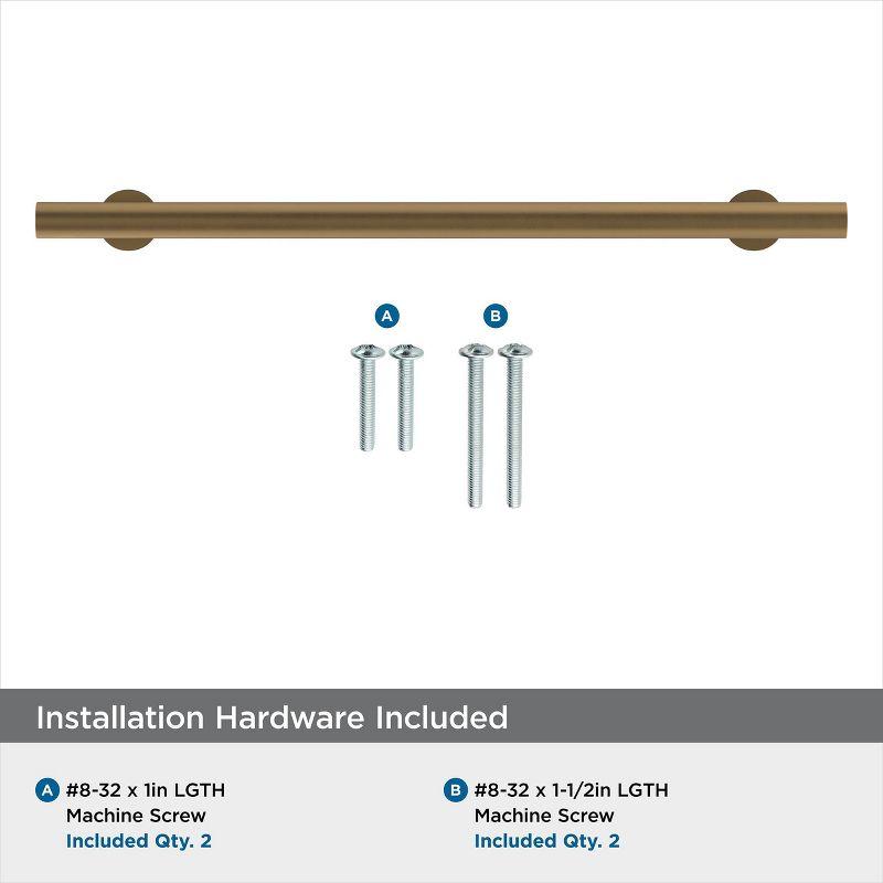 Amerock Radius 7-9/16 inch (192mm) Center-to-Center Champagne Bronze Cabinet Pull