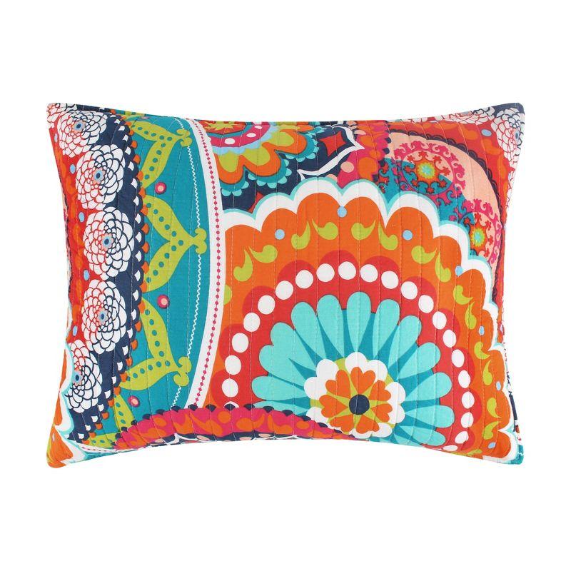 Serendipity Full/Queen Quilt Set - One Full/Queen Quilt and Two Standard Shams - Multicolor - Levtex Home