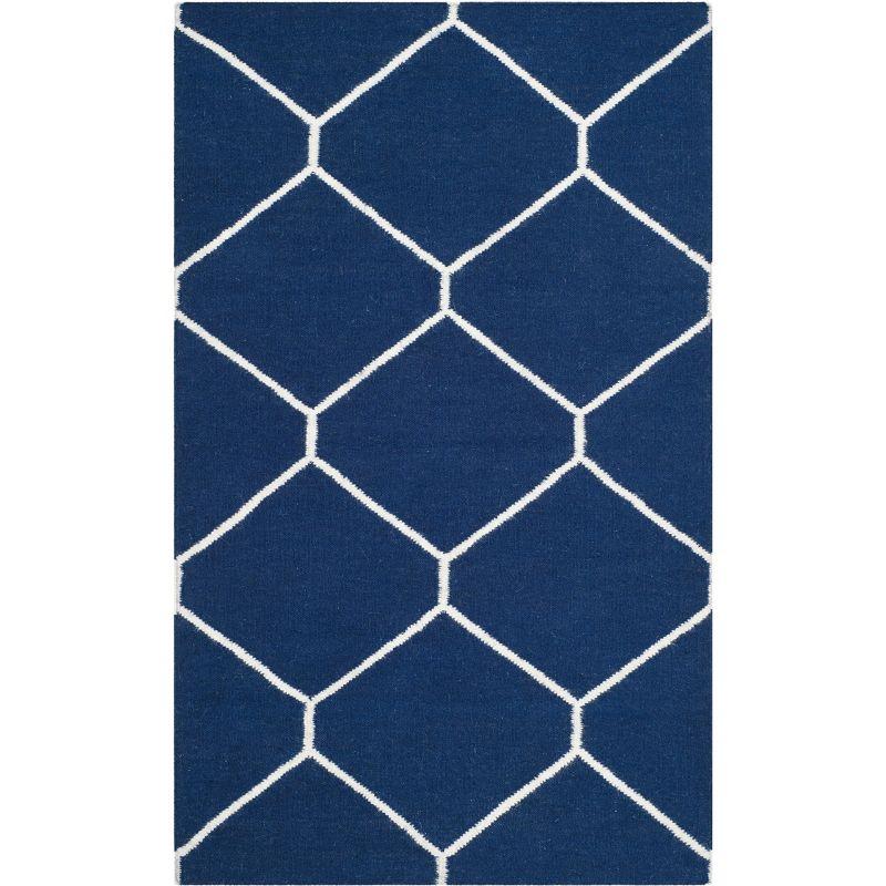 Dhurries DHU635 Hand Woven Area Rug  - Safavieh