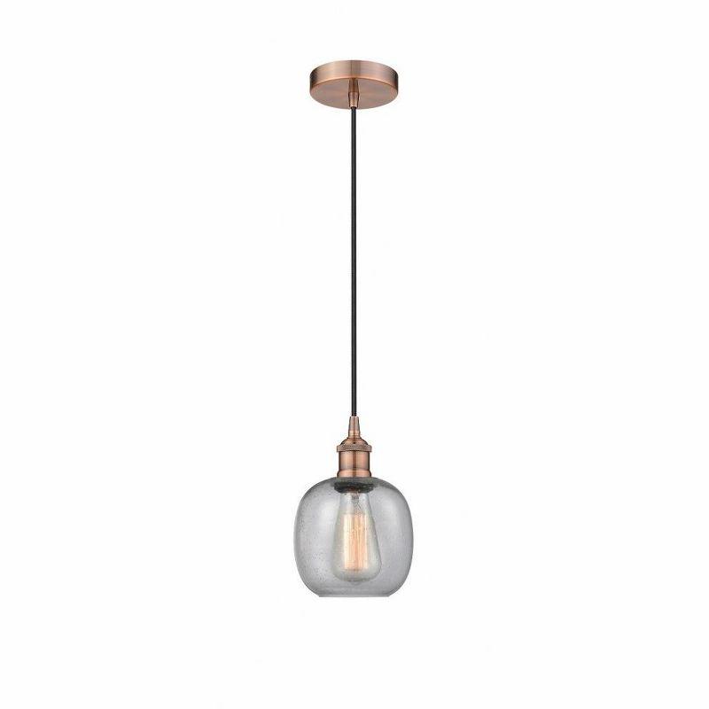 Innovations Lighting Belfast 1 - Light Pendant in  Antique Copper