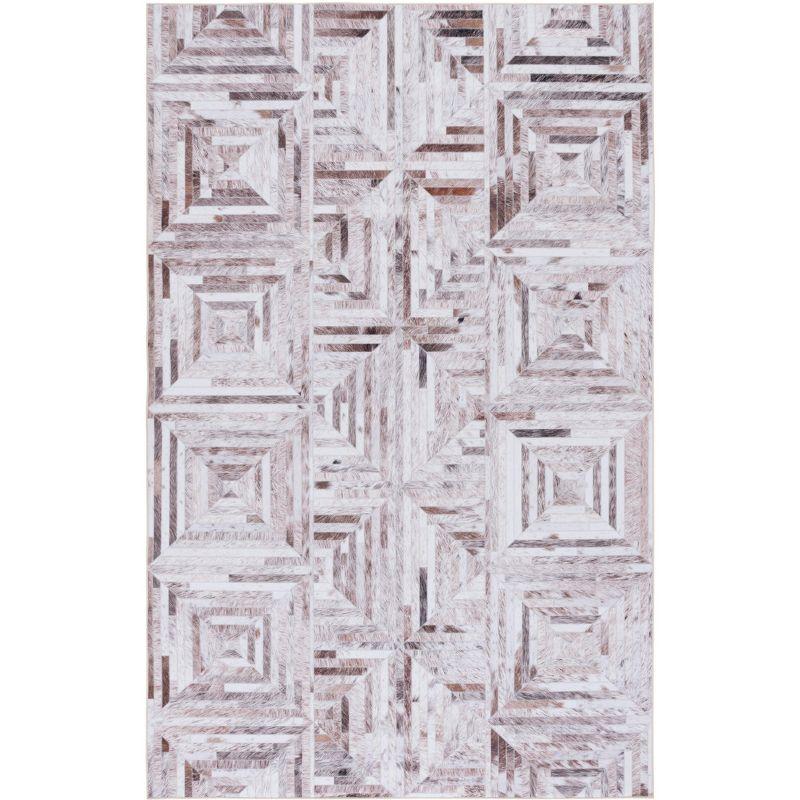 Faux Hide FAH549 Power Loomed Machine Washable Area Rug  - Safavieh