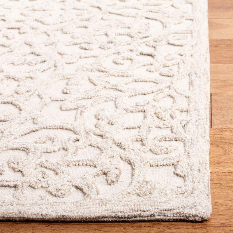Trace TRC103 Hand Tufted Indoor Accent Rug - Camel/Ivory - 4'x6' - Safavieh