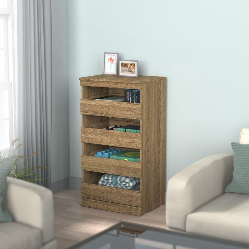Modular Storage 21.38" W Drawer Unit with 4 Drawers