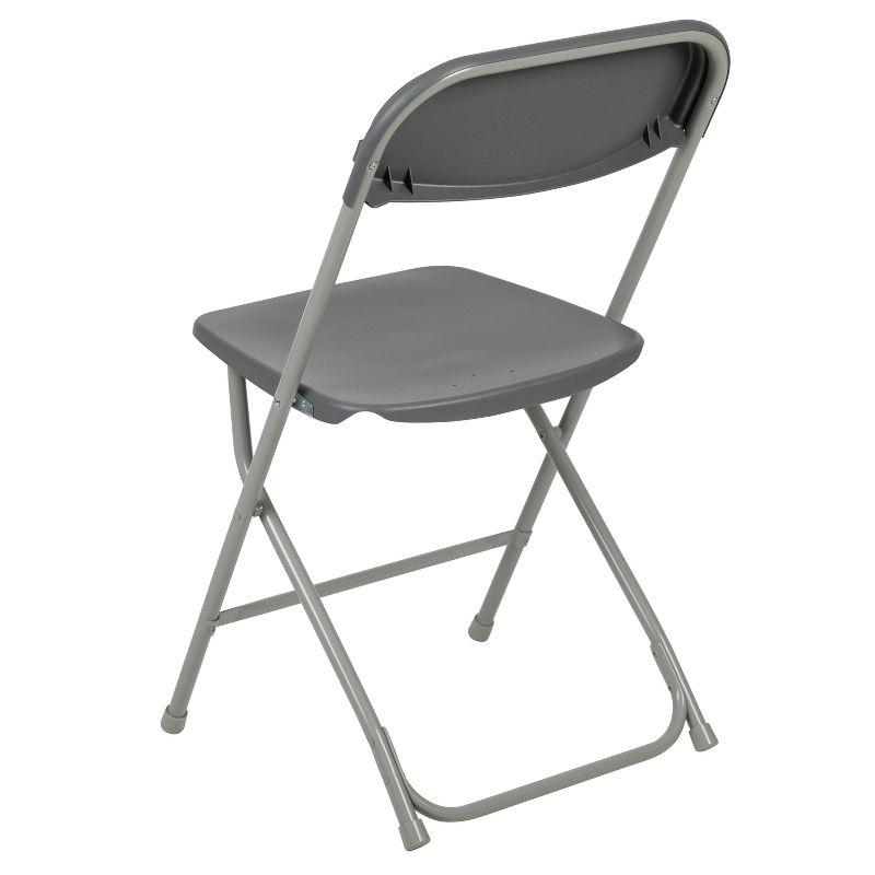 Flash Furniture Hercules Series Plastic Folding Chair - 2 Pack 650LB Weight Capacity