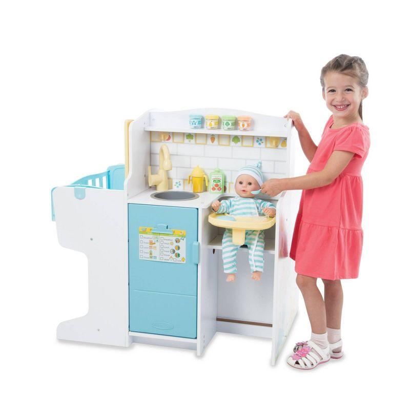 Melissa & Doug Mine to Love Baby Care Activity Center for Dolls - Kitchen, Nursery, Bathing-Changing
