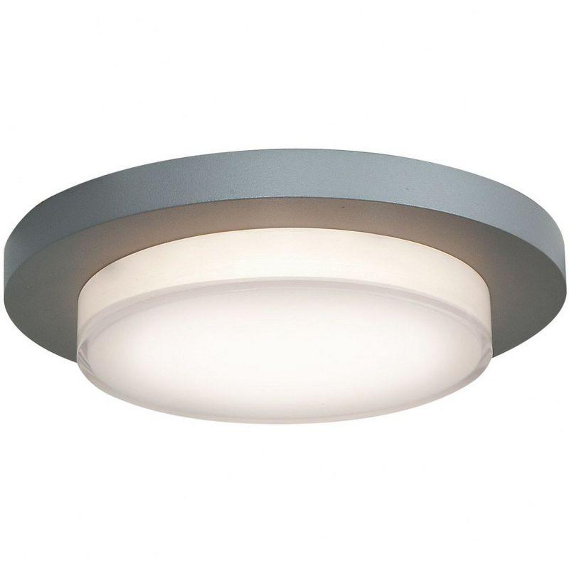 Sleek Satin LED Flush Mount Light for Indoor/Outdoor Use