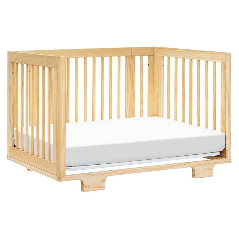 Babyletto Yuzu Natural Wood 8-in-1 Convertible Baby Crib with All Stages Conversion Kit