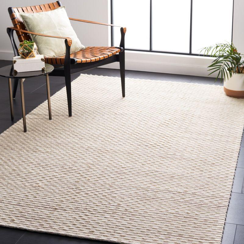Marbella MRB158 Hand Woven Indoor Area Rug - Beige - 6'x9' - Safavieh