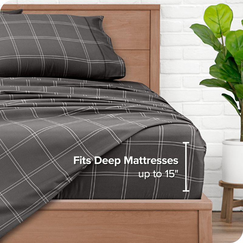 Bare Home Plaid Microfiber Sheet Set | Wayfair