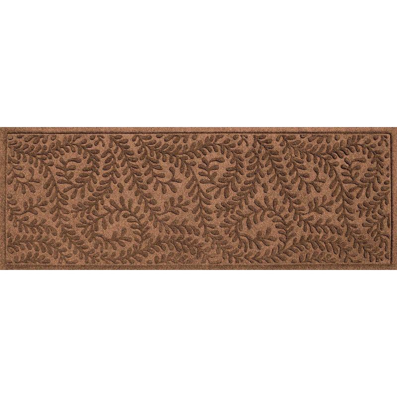 Eco-Friendly Waterhog Boxwood 25" Outdoor Doormat in Dark Brown