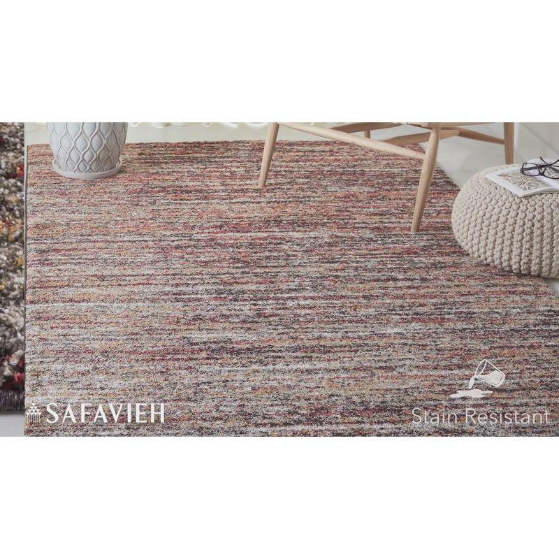 Retro RET2133 Power Loomed Indoor Area Rug - 6'x6' - Ivory/Dark Grey - Safavieh