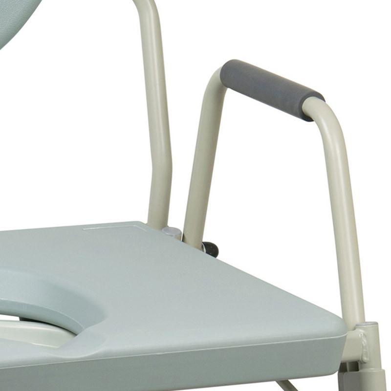 Drive Medical Bariatric Drop Arm Bedside Commode Chair 11135-1