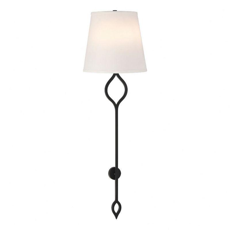 Savoy House Roxbury 2 - Light Wall Light in  Matte Black