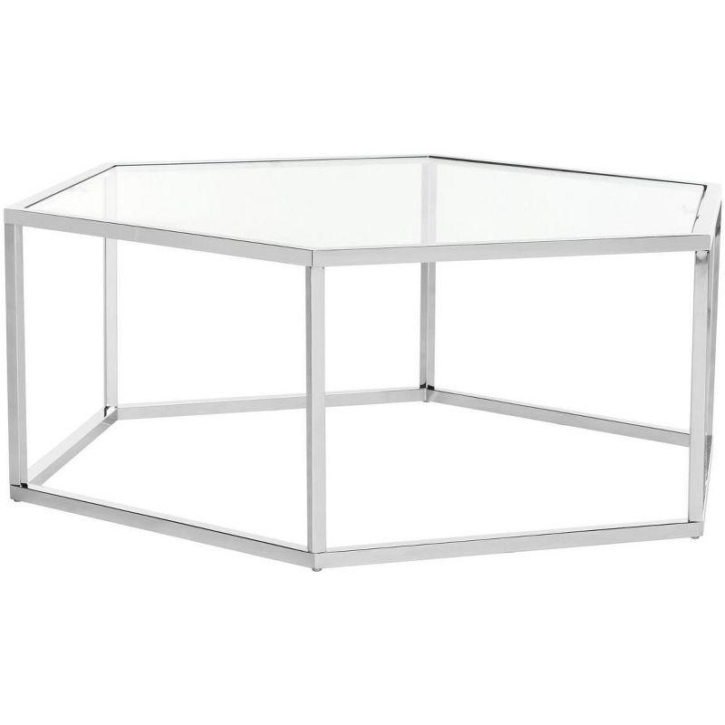 Eliana Coffee Table - Chrome - Safavieh