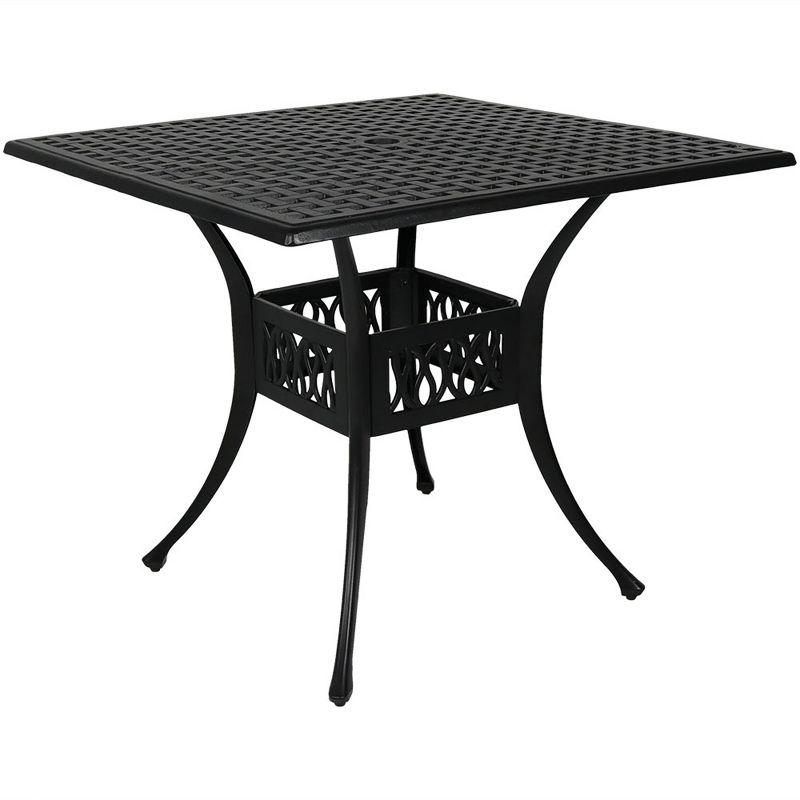 Square Iron Outdoor Dining Table