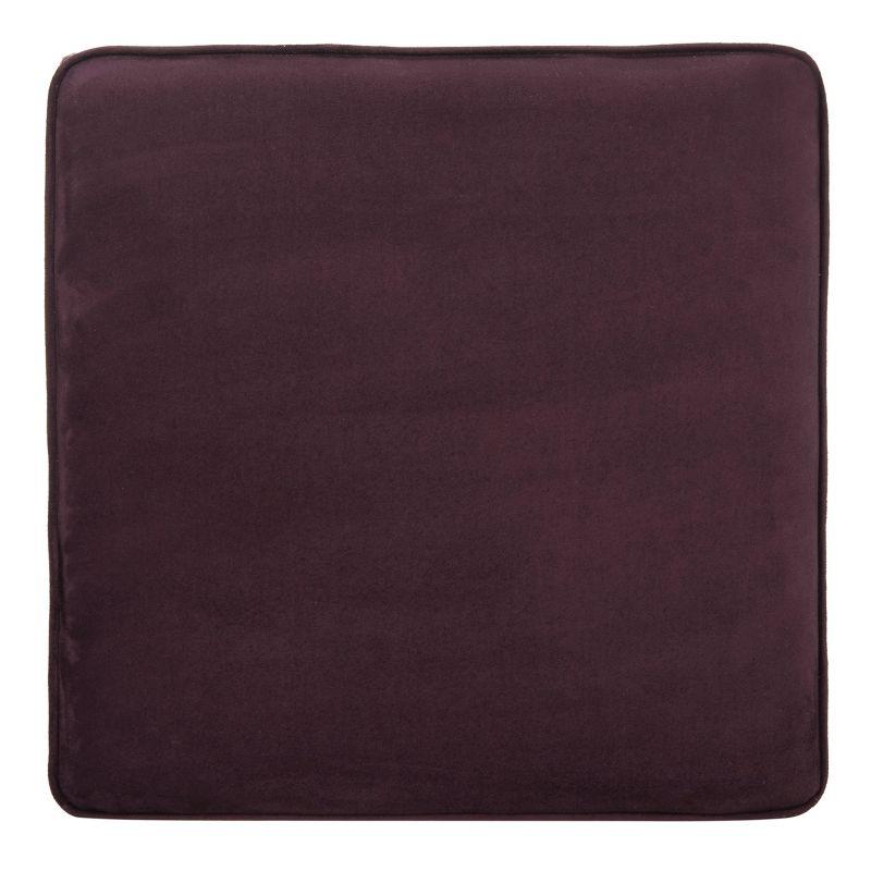 Mystic Ottoman with Silver Nail Heads - Plum - Safavieh