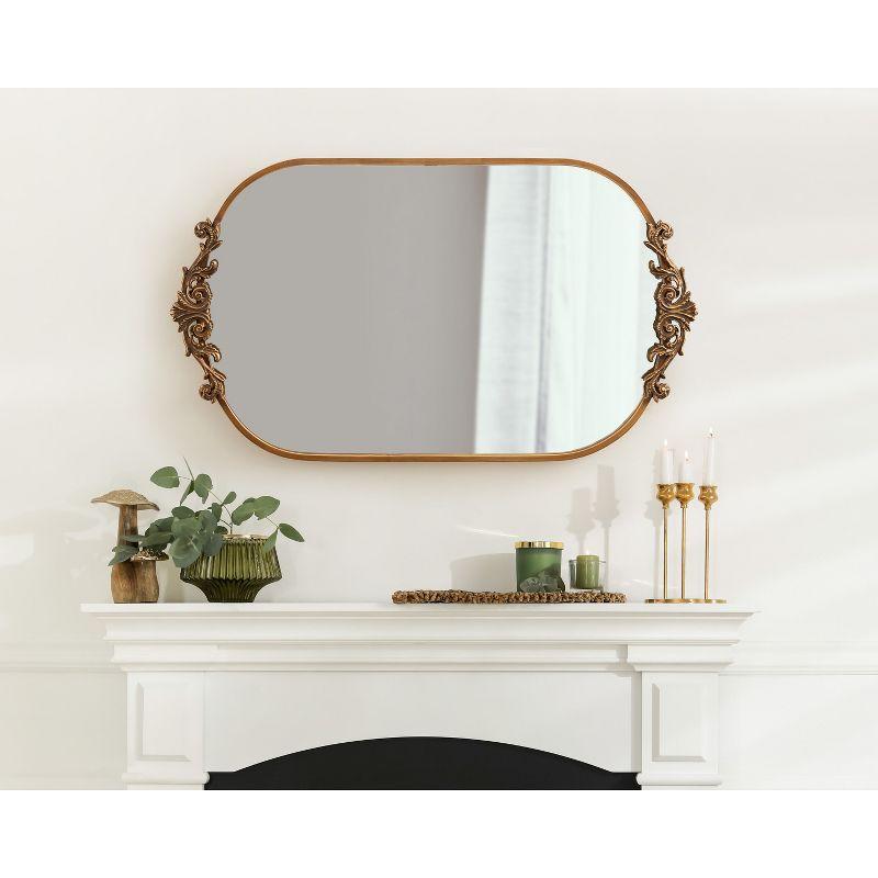 Arendahl 24" x 41" Gold Baroque-Inspired Vanity Mirror