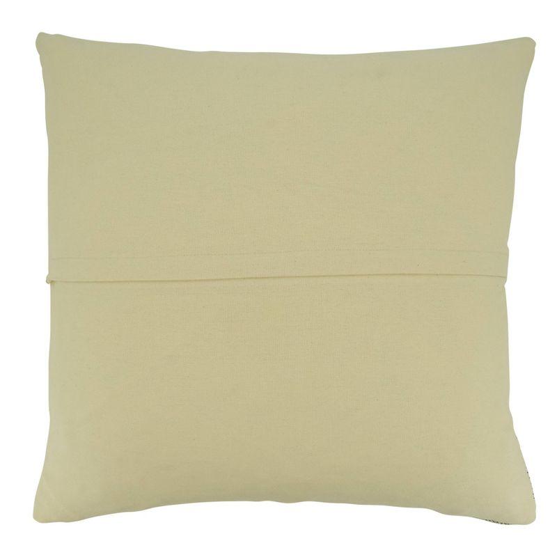 Saro Corinna Collection Striped Throw Pillow