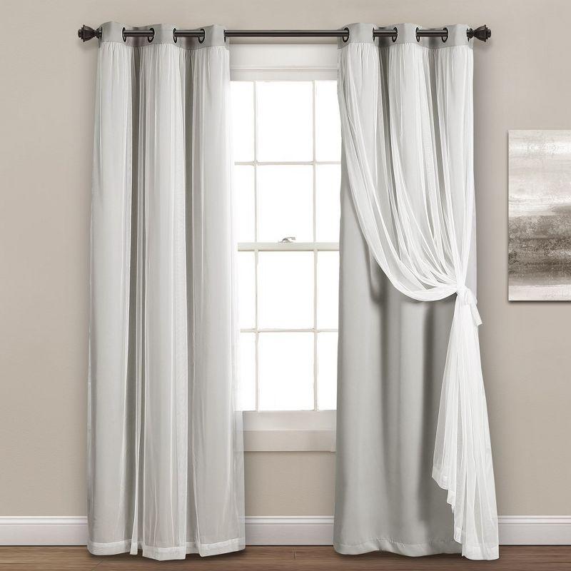 Polyester Blackout Curtain Pair