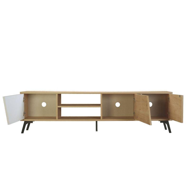 Niche TV Stand for TVs up to 70" Light Oak